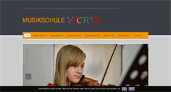 Desktop Screenshot of musikschule-victon.de