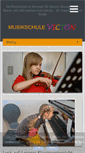 Mobile Screenshot of musikschule-victon.de