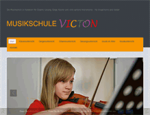 Tablet Screenshot of musikschule-victon.de